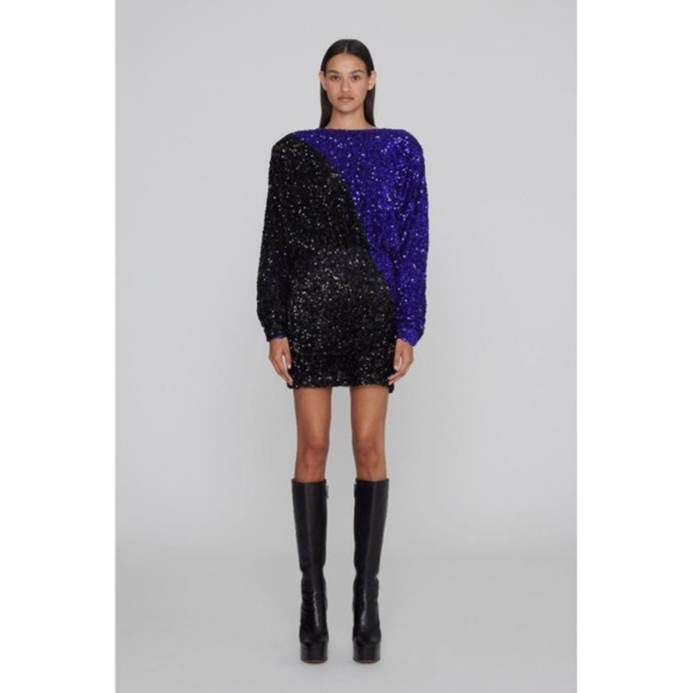 Rotate Birger Christensen Billie sequin‎ mini dress NEW